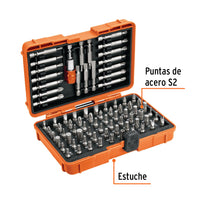 Juego de Puntas Mixtas, Largo 1" y 2", 80 Piezas