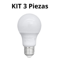 KIT con 3 Focos de 8.5W en Luz de Dia Base E26