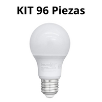 KIT con 96  Focos de 8.5W en Luz De Dia Base E26