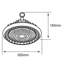 Lámpara Colgante Industrial 200 W con LED Integrado