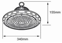 Lámpara Colgante Industrial de 150W en Acabado Negro