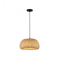 Lampara Colgante Para Decoracion en Interiores en Acabado Bamboo