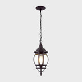 Lampara Colgante Tipo Farol Disponible en Color Blanco, Café y Negro (Modelo a Elegir)