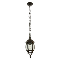 Lampara Colgante Tipo Farol Disponible en Color Blanco, Café y Negro (Modelo a Elegir)