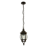 Lampara Colgante Tipo Farol Disponible en Color Blanco, Café y Negro (Modelo a Elegir)