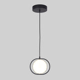 Lámpara Colgante de Lujo en Acabado Negro con LED Integrado