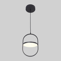 Lámpara Dirigible de Lujo en Acabado Negro con Led Integrado