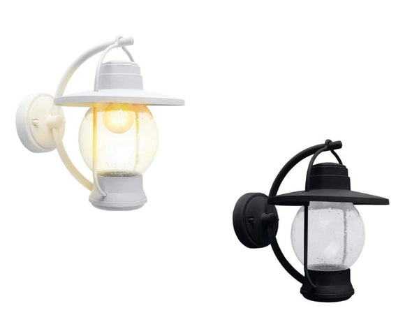 Lampara Tipo Farol Disponible en Color Negro y Blanco (Modelo a Elegir)