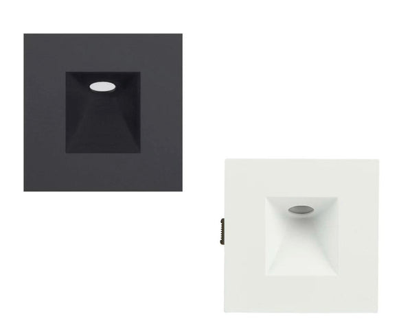 Lampara de Cortesía Cuadrada Disponible en Color Negro y Blanco (Modelo a Elegir)