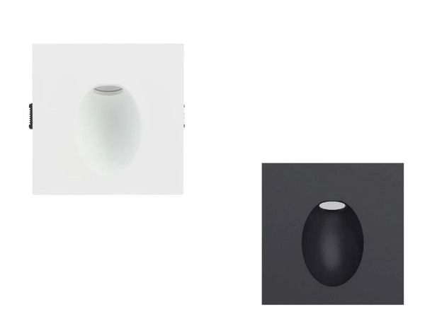Lampara de Cortesía Disponible en Color Negro y Blanco con LED Integrado (Modelo a Elegir)