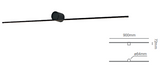 Lámpara de Lujo para Pared con Led Integrado 10W