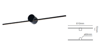 Lámpara de Lujo para Pared con Led Integrado 6W
