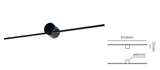 Lámpara de Lujo para Pared con Led Integrado 6W
