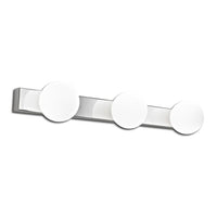 Lámpara de Lujo para Pared en Cristal Acabado Cromo con LED Integrado