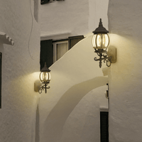 Lampara de Pared Exterior e Interior Disponible en Color Café, Negro y Blanco (Modelo a Elegir)