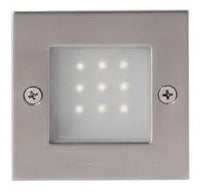 Lampara para pared  con LED Integrado  Para uso exterior en forma cuadrada