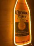 Letrero Led Neón en Forma de Cerveza en Luz Ámbar