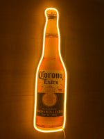 Letrero Led Neón en Forma de Cerveza en Luz Ámbar