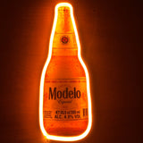 Letrero Led Neón en Forma de Cerveza en Luz Ámbar