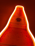 Letrero Led Neón en Forma de Cerveza en Luz Ámbar