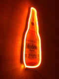 Letrero Led Neón en Forma de Cerveza en Luz Ámbar