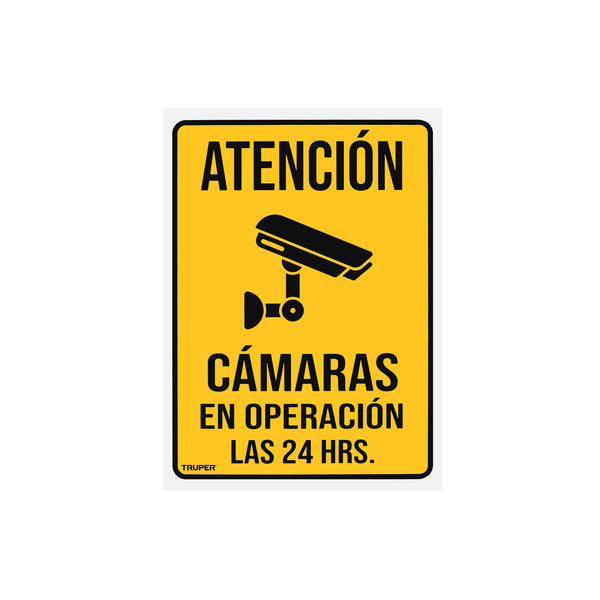 Letrero de Señalamiento "Camaras en Operación "