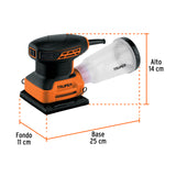 Lijadora Orbital 1/4 Hoja 240W Profesional