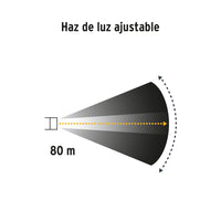 Linterna Plástica de 1 LED 40 lm de 1 Pila AA