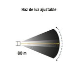 Linterna Plástica de 1 LED 40 lm de 1 Pila AA