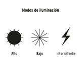 Linterna de Minero 3 LEDs 65 lm de 3 Pilas AAA