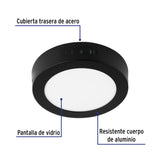 Luminaria LED Tipo Plafon 6W Redondo en Luz de Día