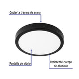 Luminario LED Tipo Plafon 18W Redondo en Luz de Día