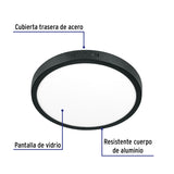 Luminario LED Tipo Plafon 24W Redondo en Luz de Día