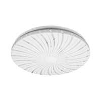 Luminario LED de 15W Plafon Decorativo Espiral Luz Cálida