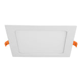 Luminario Ultra Delgado para Empotrar LED de 12W Luz Cálida