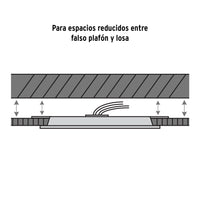 Luminario de LED para Empotrar 6W Ajustable Luz de Día