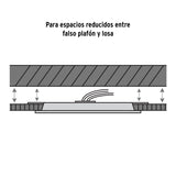 Luminario de LED para Empotrar 6W Ajustable Luz de Día