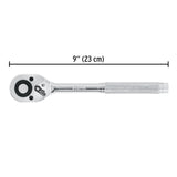 Matraca Cuadro 1/2" Cabeza de Pera Liberación Rápida