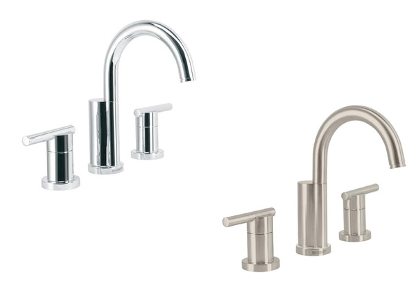 Mezcladoras para Lavabo con Taladros Separados Disponible en Color Satin y Cromo (Modelo a Elegir)