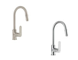 Monomandos para Fregadero Nariz Retractil Disponible en Color Satin y Cromo (Modelo a Elegir)