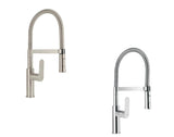 Monomandos para Fregadero Semiprofesionales Disponible en Color Satin y Cromo (Modelo a Elegir)