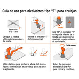 Niveladores para Azulejos Tipo "T"