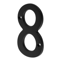 Números de Latón Solido 4" Color Negro (Modelo a Elegir)
