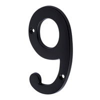 Números de Latón Solido 4" Color Negro (Modelo a Elegir)