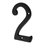 Números de Latón Solido 4" Color Negro (Modelo a Elegir)