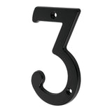 Números de Latón Solido 4" Color Negro (Modelo a Elegir)