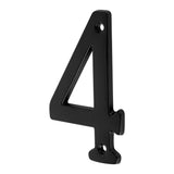 Números de Latón Solido 4" Color Negro (Modelo a Elegir)