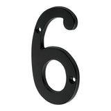 Números de Latón Solido 4" Color Negro (Modelo a Elegir)