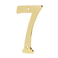 Numeros de Laton Solido 4" Resistentes al Intemperie (Modelo a Elegir)