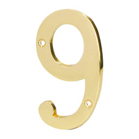 Numeros de Laton Solido 4" Resistentes al Intemperie (Modelo a Elegir)